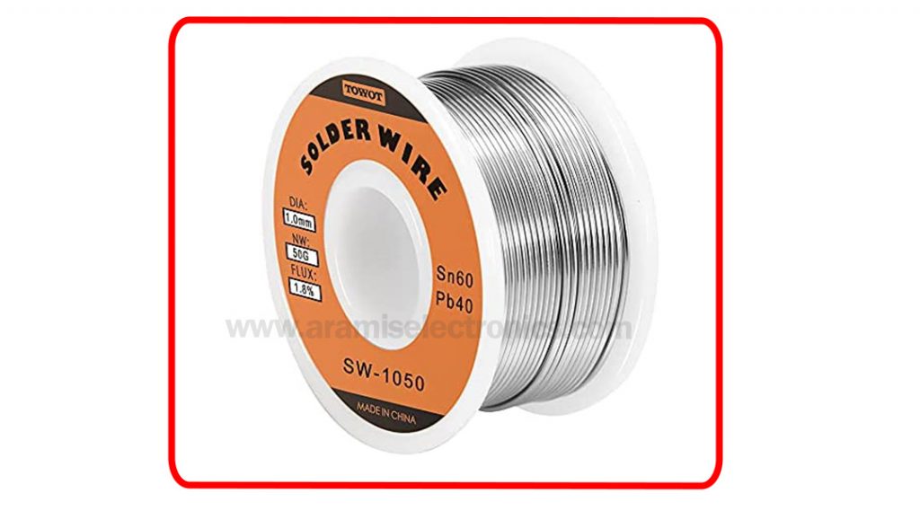 آشنایی با انواع سیم لحیم و سیم قلع+کاربرد 2 solderwire