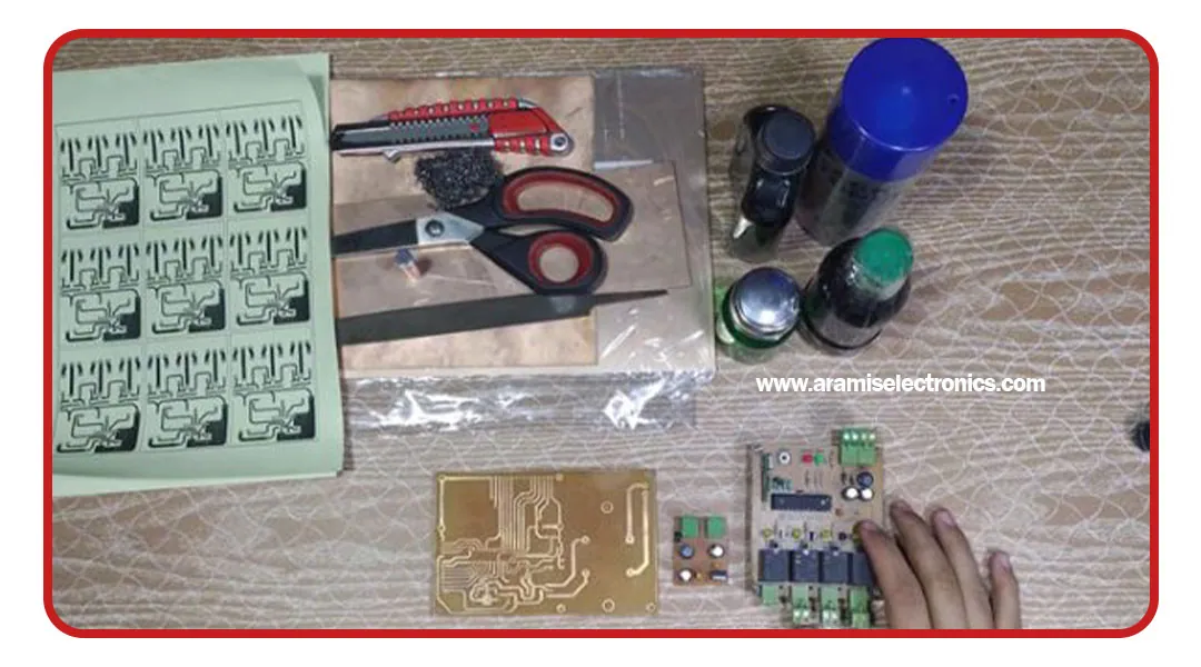 نحوه اسید کاری فیبر مدار چاپی 2 نکات ایمنی هنگام کار با اسید کاری فیبر مدار چاپی